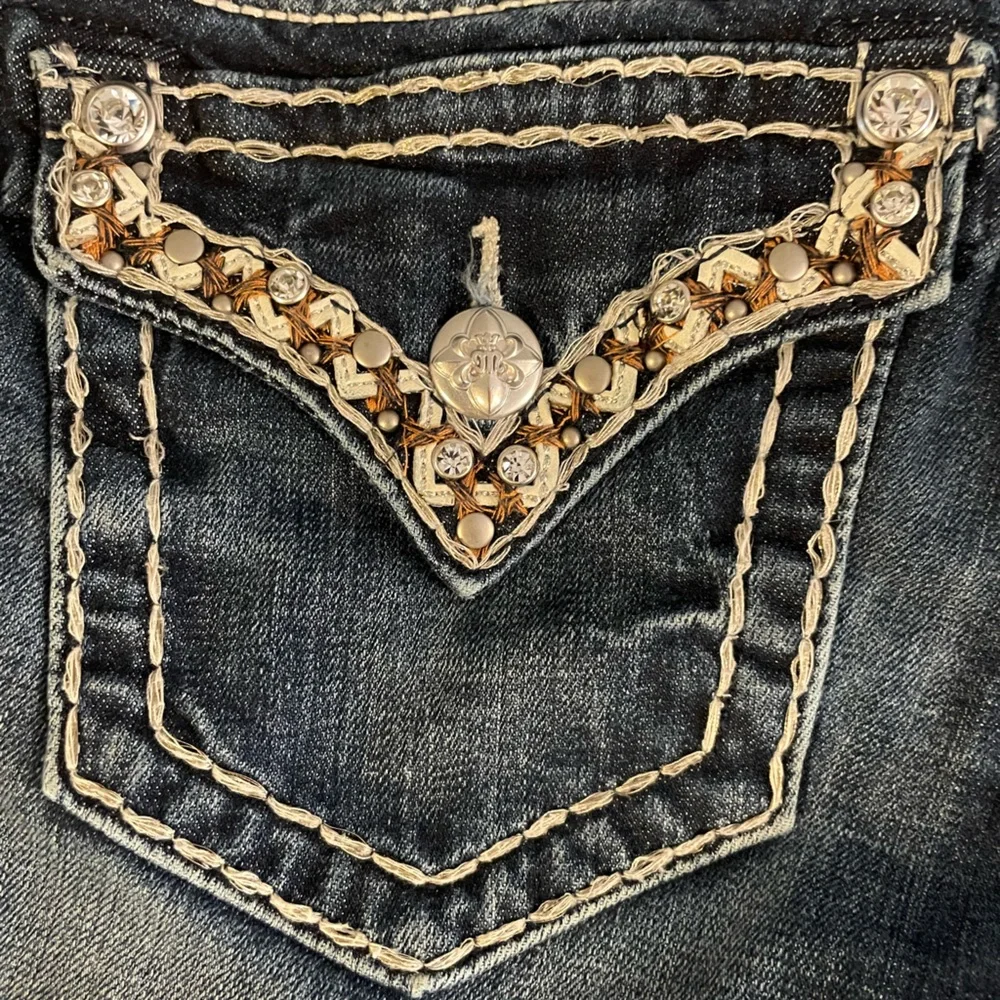 Miss Me Women's Boot Cut Jeans - Indigo 25 - Picture 9 of 16